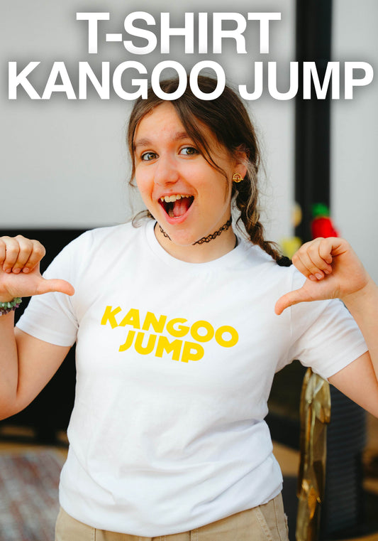 (5) Pink Lily Tee-shirt Kangoo jump